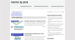 Desktop Screenshot of faetecrj.org
